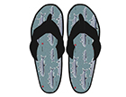 Karma Zen Fish Pattern Sandals